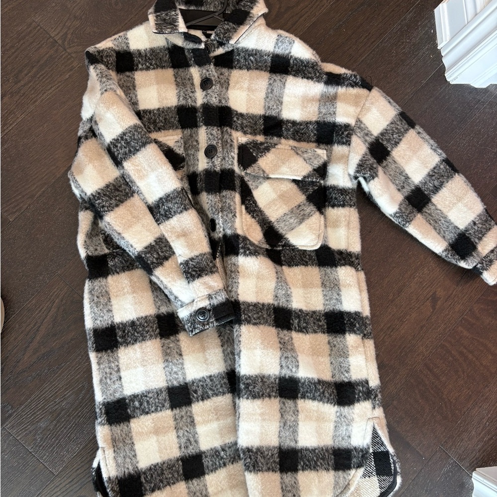 Thursday Boot Company Plaid Jacket - Black and Cream